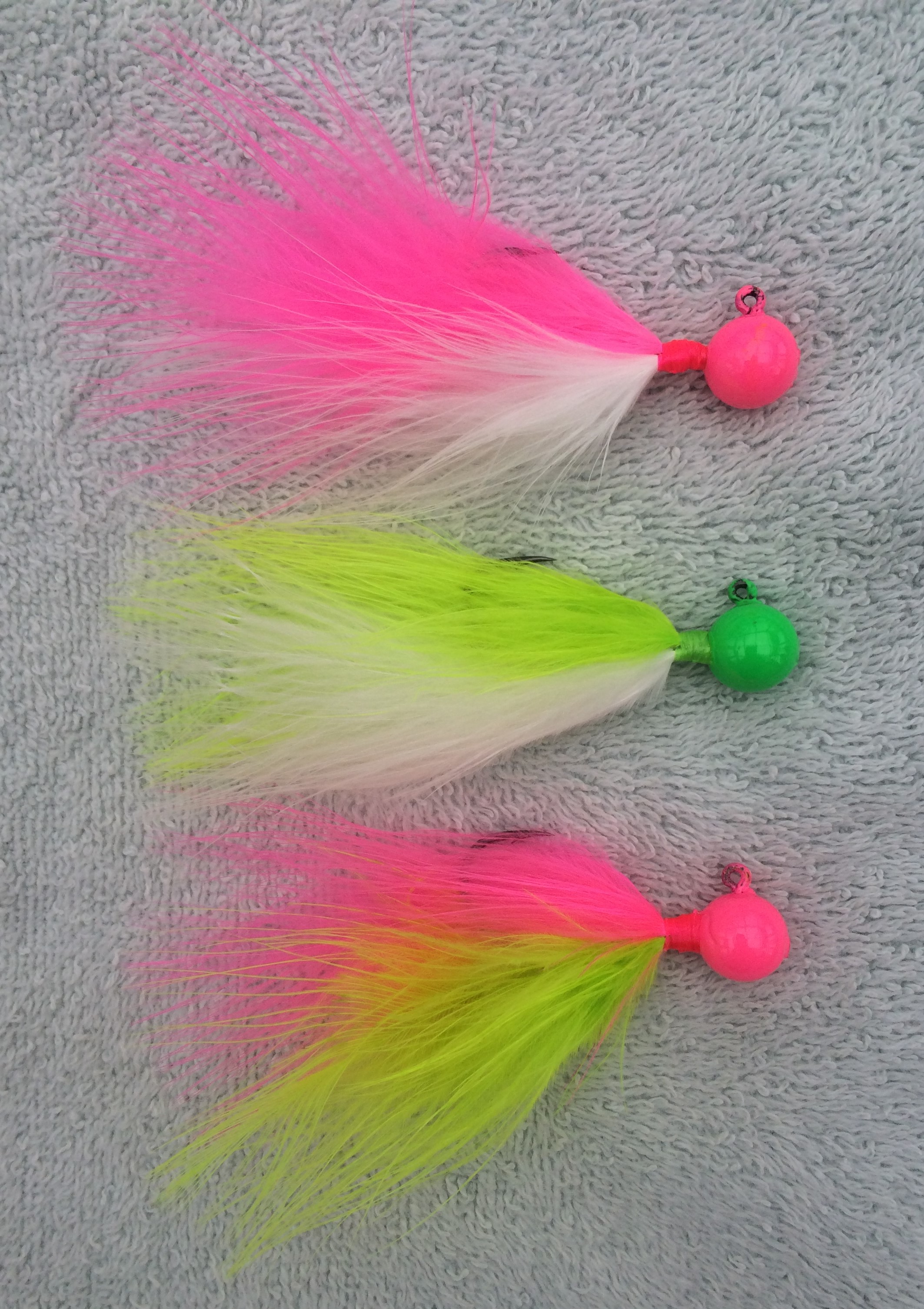 Salmon Twitching Jigs, Heavy Wire, 3/0 size Owner Hook (NEW)